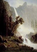 Albert Bierstadt Bridal Veil Falls, Yosemite Norge oil painting reproduction